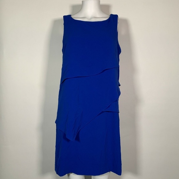 Jessica Howard Dress Asymmetrical Tiered Sz 24W - Picture 2 of 7